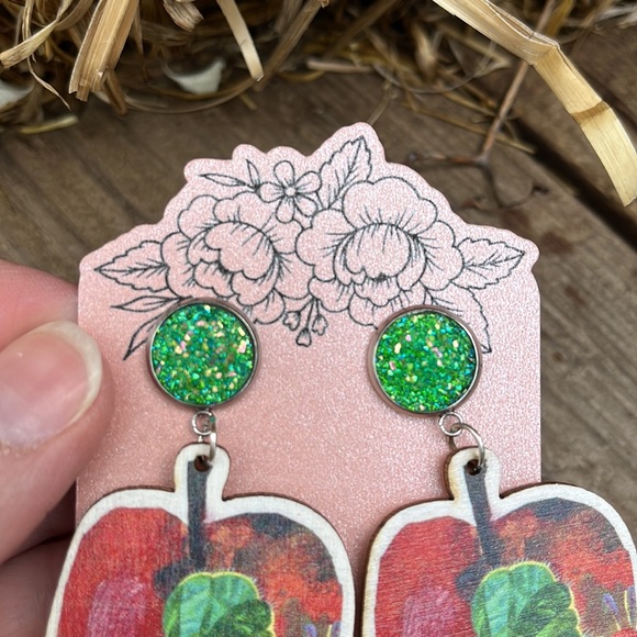 Eric Carle Book Character Earrings/ Teacher Earrings - Picture 5 of 12